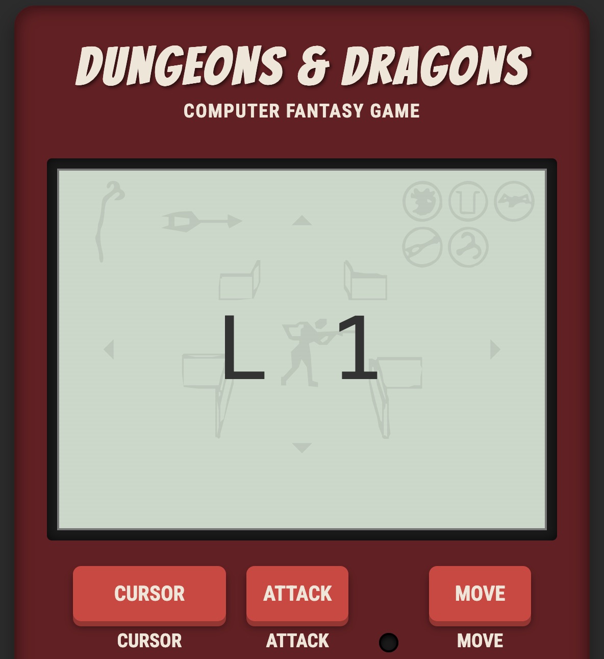 Handheld D&D Game